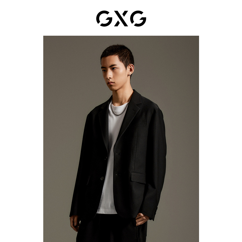 GXG男装商场同款黑色