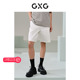 双色牛仔短裤 修身 薄短裤 GXG男装 百搭 24年夏G24X252007