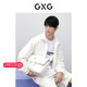 2024年春季 GXG男装 白色肌理立领夹克 品GFX12100191