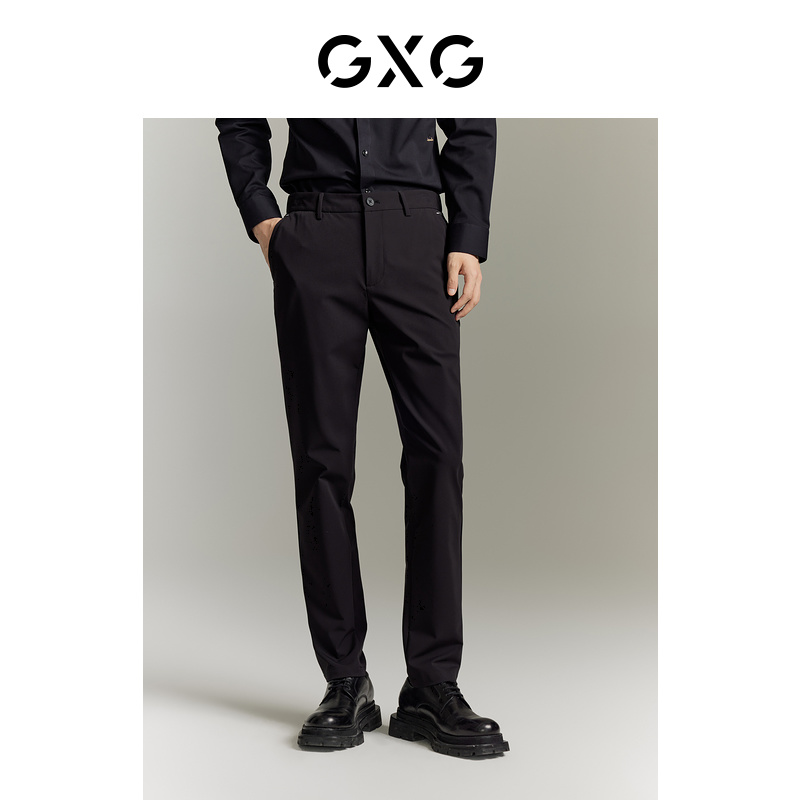 GXG男装休闲裤小脚修身弹力简约23夏季款GE1020880D