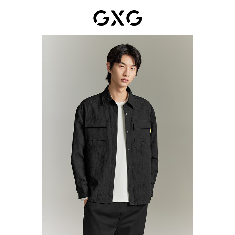 GXG男装商场同款黑色