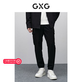 GXG男装 品GFX10200391 24年春季 黑色潮流工装 休闲长裤