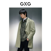 品GEX12625874 大衣 烧花工艺中长款 23年冬季 GXG男装