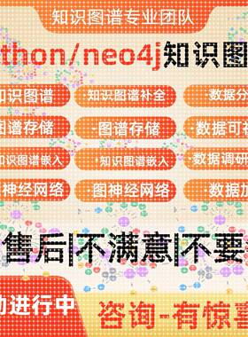 python知识图谱neo4j问答推荐系统软件开发源码制作构建大模型