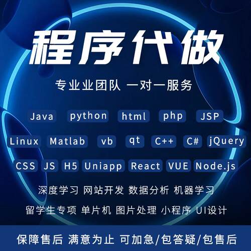 python java代编程matlab数据分析程序代码编写C+开发c#语言代做