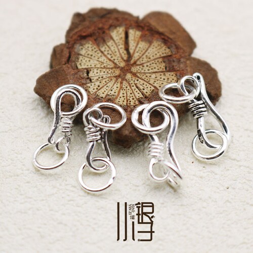 纯银饰品扣S925银龙虾扣项链S扣