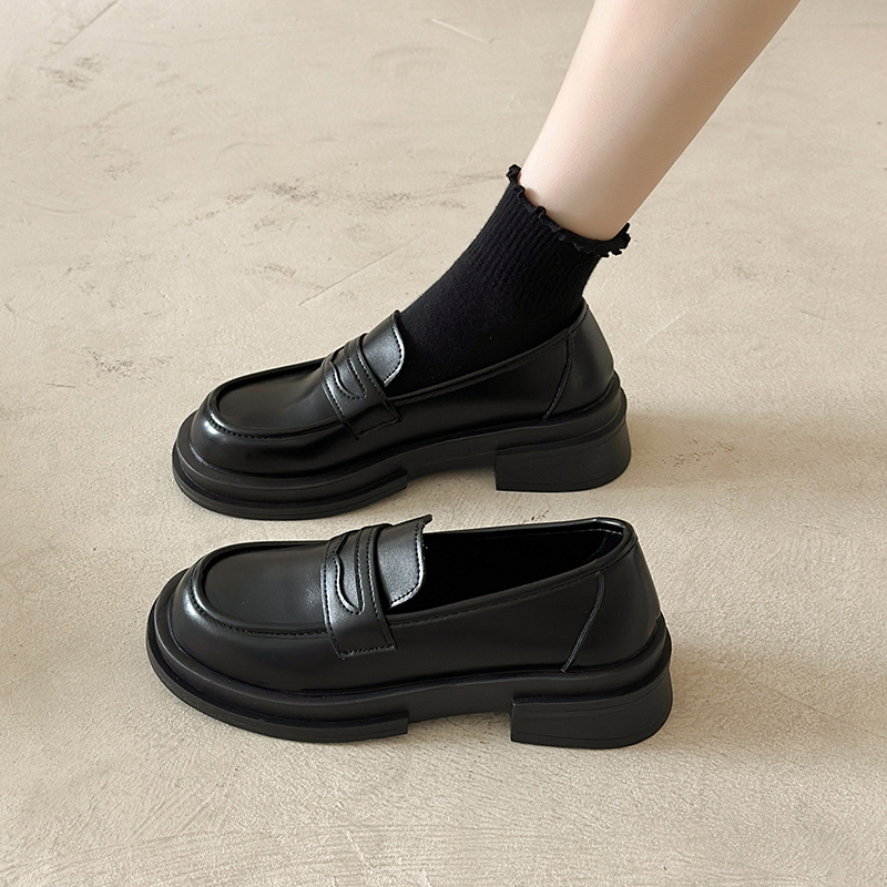 软底小皮鞋女2025春秋新制服单鞋