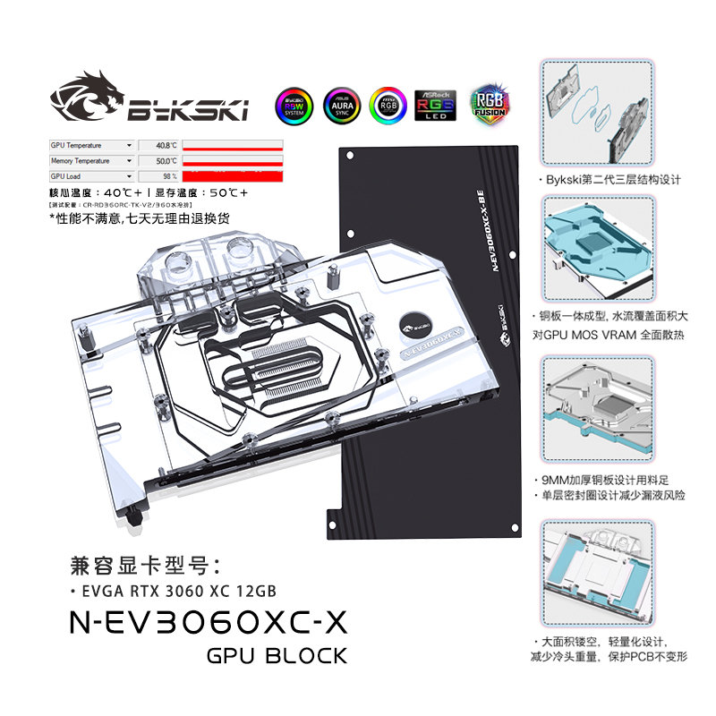 bykskin-ev3060xc-xxc12GB显卡