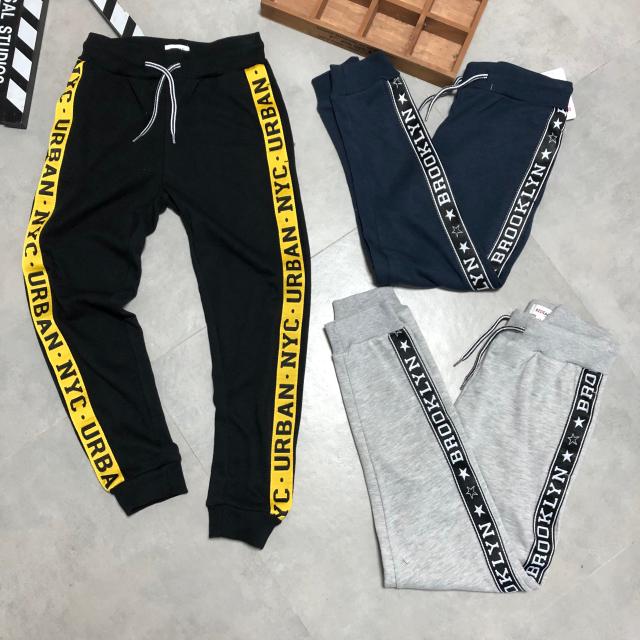 外贸裤长毛圈运动裤侧边