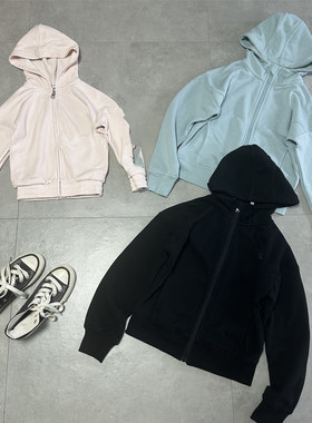 断码特 外贸大Ｋ元单小中大女童春秋冬抓绒连帽卫衣运动裤100-155