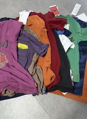 出口日单ＫＲＭ元单　男女小中大童短袖Ｔ120-170　多色杂款特