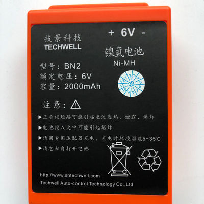技景科技TECHWELL BN2 6V 2000mAh 遥控器电池 九合 农建 泵车用