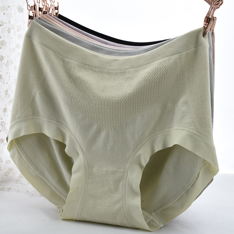无痕中腰内裤女大码新款