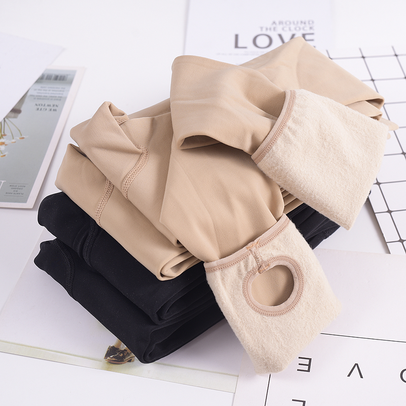 面膜裤加绒打底裤袜光腿女保暖