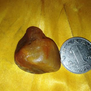 『宸宏吾天寿山田黄你好』一元拍正宗寿山田黄石籽料