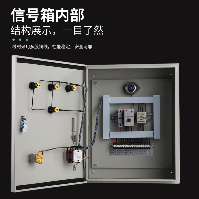 人防三色信号灯三防通风方式信号控制箱led指示灯箱防爆呼唤按钮