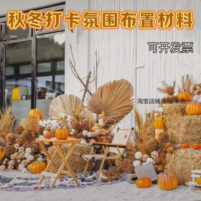 秋季农场集市晒秋幼儿园环创布置