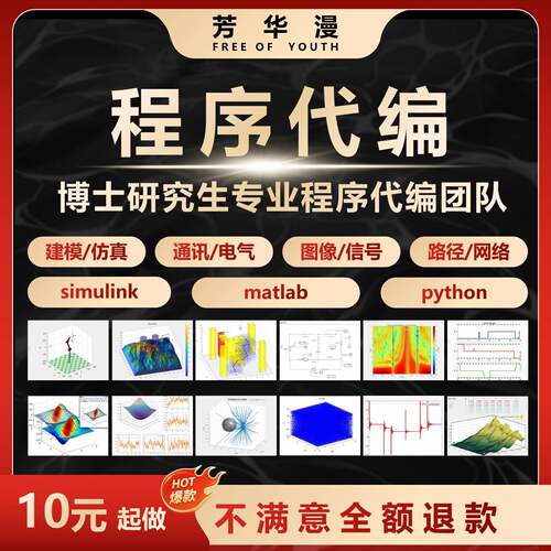 simulink建模彷真matlab、python代码帮做程序编写代做答疑