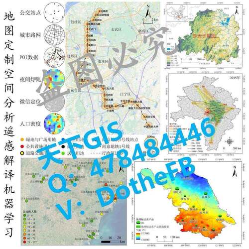 GIS制图/ArcGIS代做/ENVI遥感解译/Arcmap代做/ArcGIS数据处理