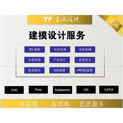 solidworks机械设计CAD制图Croe画图UG制图工装夹具模具设备设计