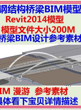 钢结构桥梁BIM项目Revit三维模型源文件 主桥墩桩基础漫游参考