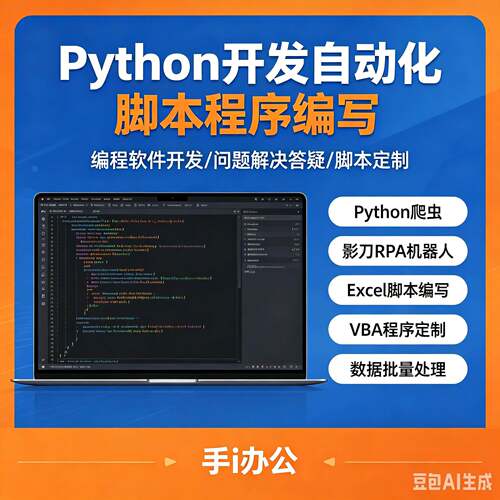 Python自动化脚本定制RPA办公机器人 Excel数据处理 编程开发服务