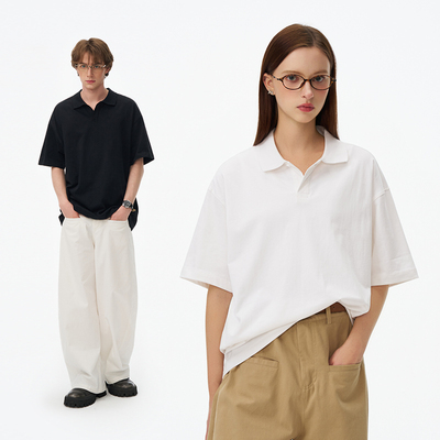 bosie美式POLO衫短袖T恤男