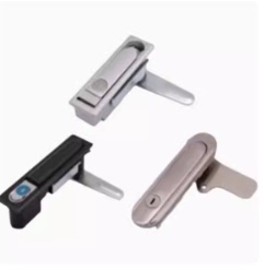 XAT11平面锁把手按压转动方形独立按钮 XAT12 控制柜门锁电柜门锁