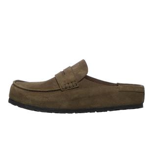 代购Birkenstock/勃肯 女款Naples包裹凉鞋休闲户外防滑厚底草绿