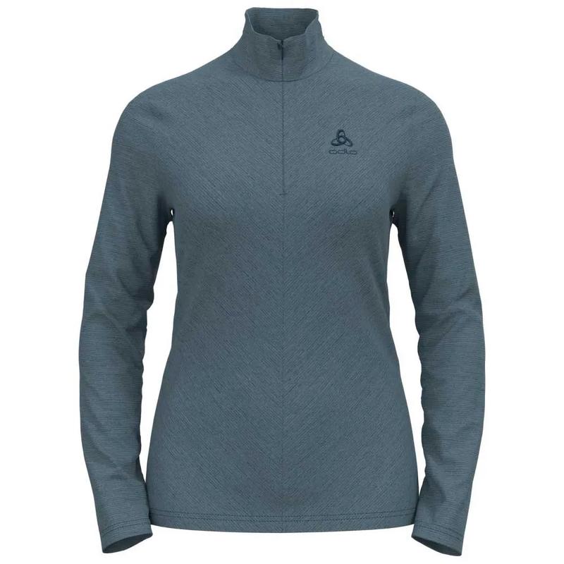 代购ODLO女士抓绒衣保暖透气防风保暖内衣立领长袖户外上衣