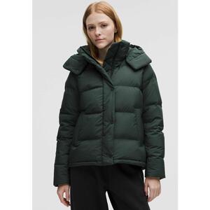 代购lululemon露露乐蒙女士羽绒服保暖保暖防水性能可拆卸帽子