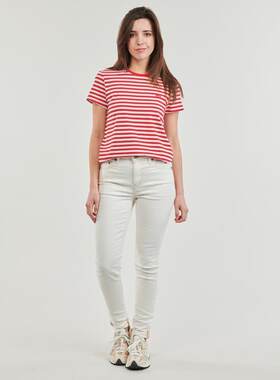 海外代购Levi’s/李维斯女士运动牛仔裤弹力高腰修身日常休闲