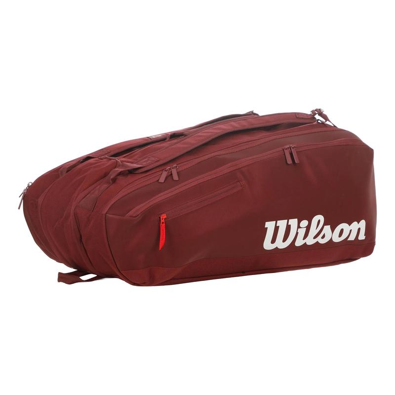 海外代购Wilson/威尔胜网球包独立鞋仓多拍收纳大容量聚酯纤维