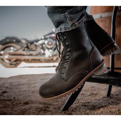 海外代购Harley Davidson/哈雷戴维森男士马丁靴防滑耐磨