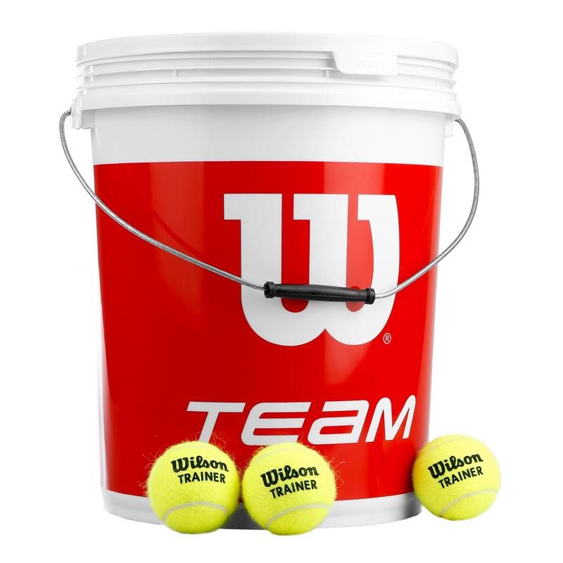 海外代购Wilson/威尔胜网球耐打耐磨桶装黄色日常训练多球练习