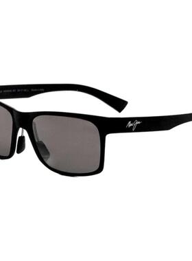 代购MauiJim男士太阳镜偏光防紫外线高清视野抗眩光方形黑色