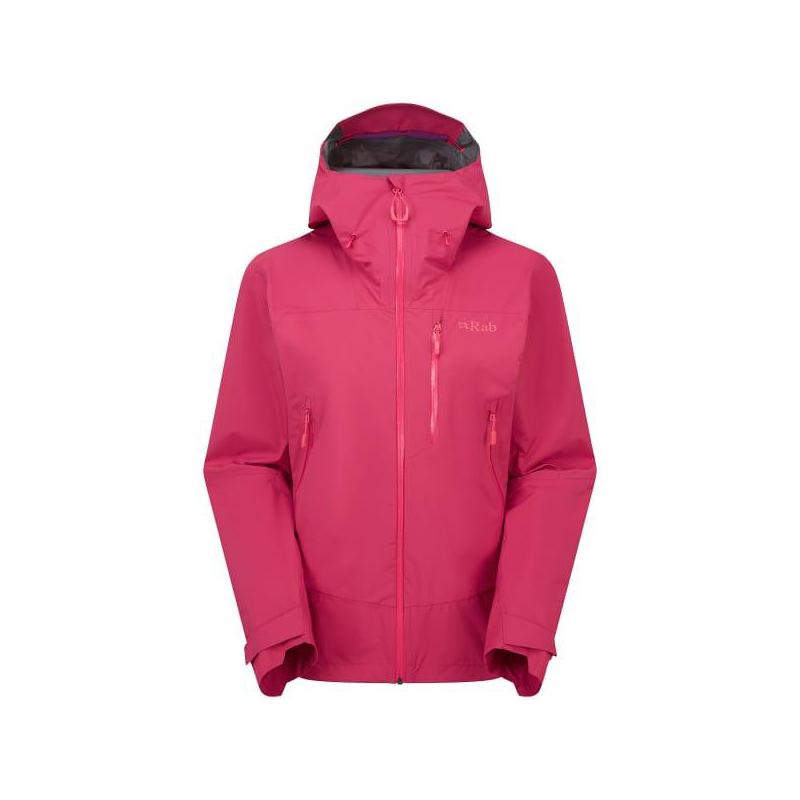 代购Rab女士冲锋衣防水防风透气户外夹克连帽长袖登山外套