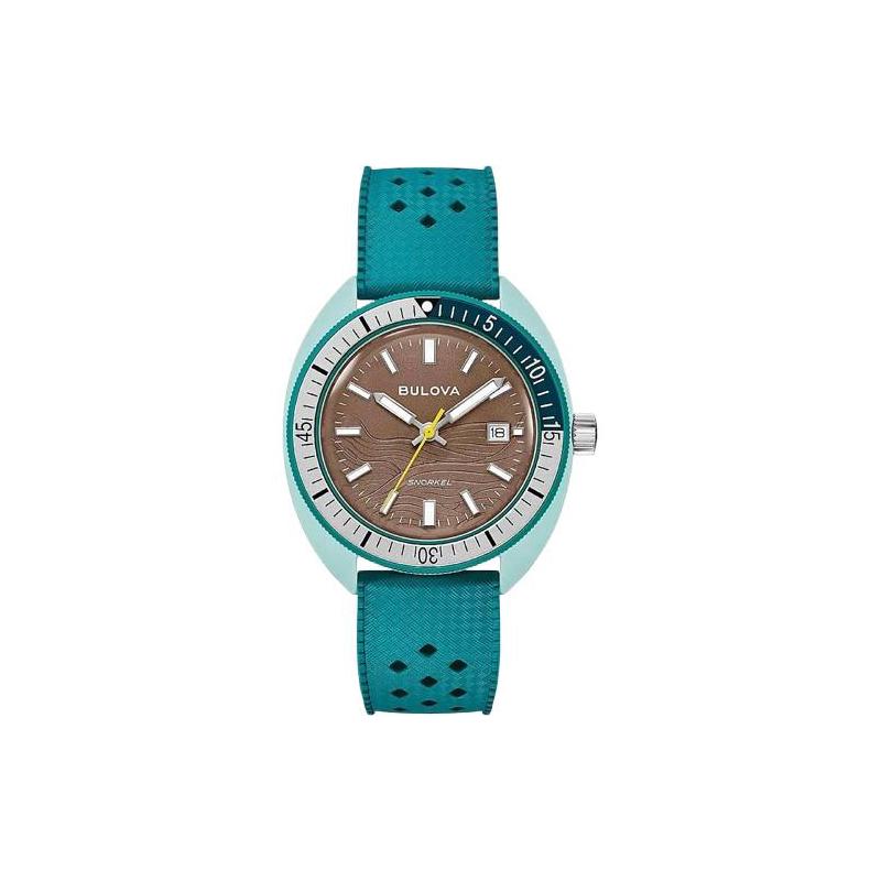 海外代购BULOVA/宝路华男士欧美腕表日期显示单向旋转表圈