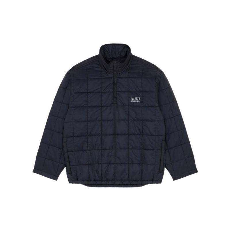 代购SALOMON萨洛蒙男士羽绒服保暖防风轻便绗缝半拉链高领长袖冬