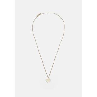 代购Fossil化石女士项链优雅简约百搭精致金色不锈钢抛光表面