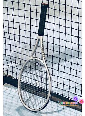 代购Wilson PRO STAFF 97 V14威尔胜网球拍定制金属银Metallic S