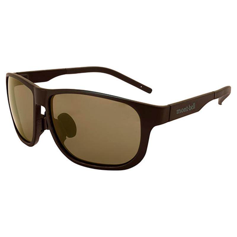 代购montbell男女太阳镜防紫外线偏光抗反射减眼疲劳方形深色超轻