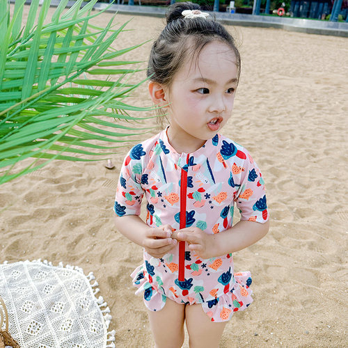 儿童女童连体泳衣游泳装备