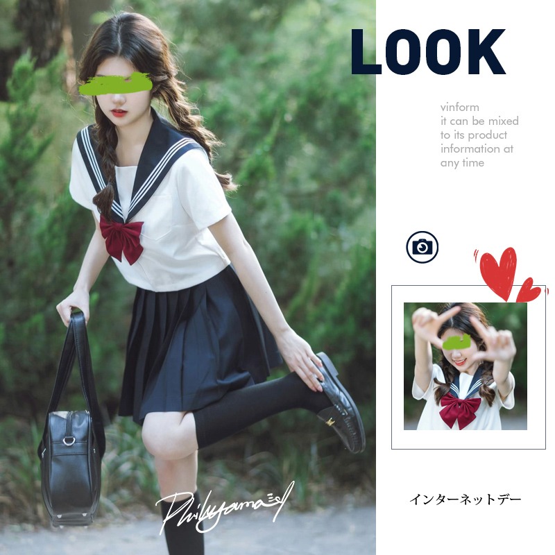 正统jk制服裙正版日系水手服套装