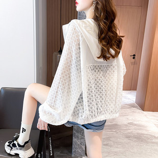 防晒衣女夏季薄款户外透气初中高中学生百搭防晒服短款拼接外套潮