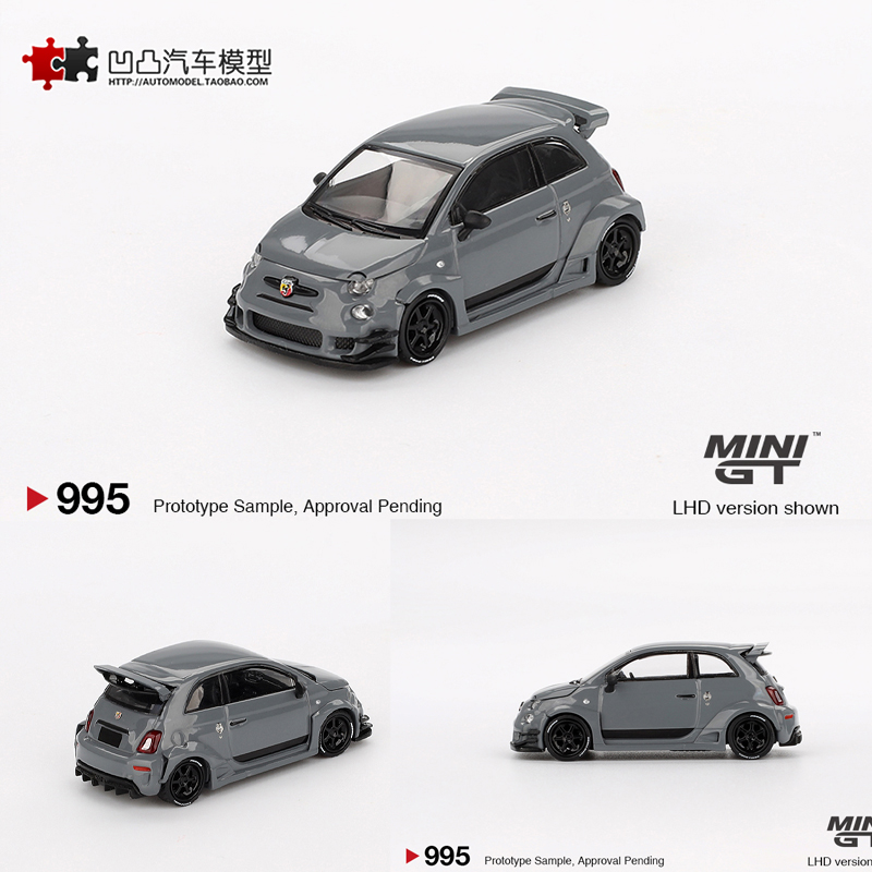 阿巴斯Abarth595改装车汽车模型