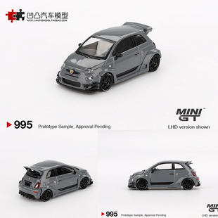 阿巴斯Abarth 64仿真合金汽车模型 MINIGT Abas改装 595 LBWORKS