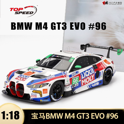 宝马M4GT3EVO赛车戴通纳赛模型