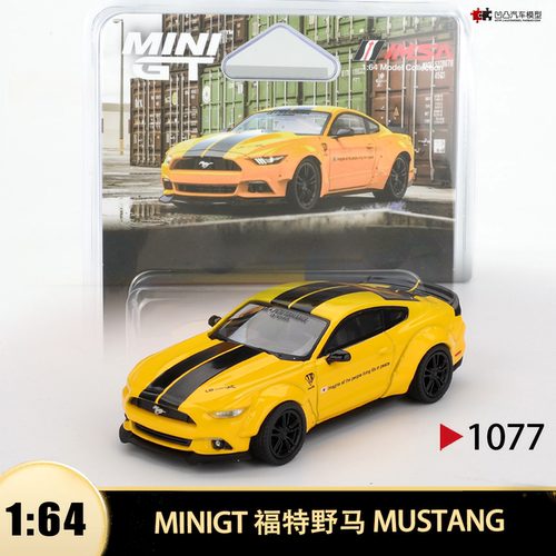 福特野马肌肉车LBWK改装汽车模型