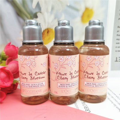 欧舒丹甜蜜樱花沐浴露啫喱法国